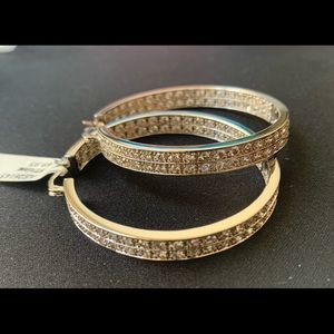 Je T'aime by Patti Stanger Hoop Earrings